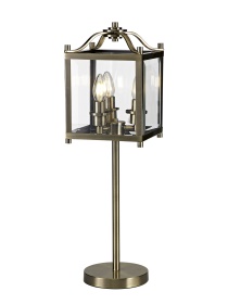 Aston Antique Brass Table Lamps Diyas Contemporary Table Lamps